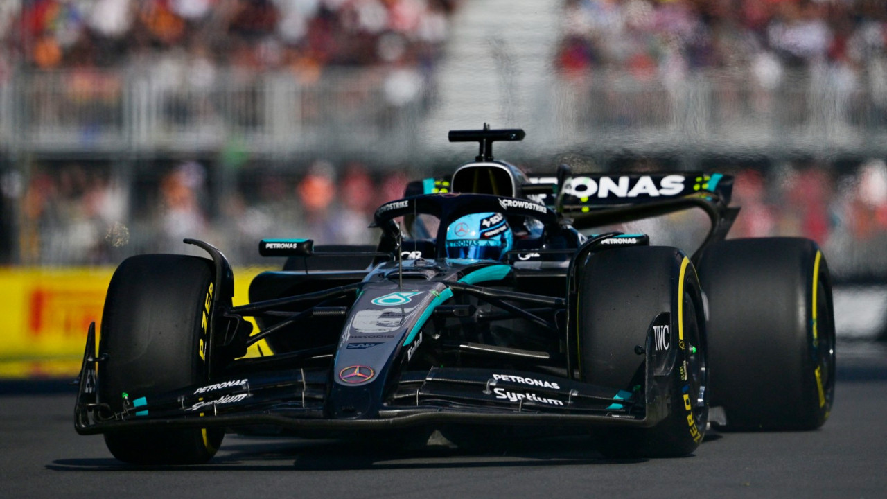 F1 Kanada GP'de pole pozisyonu George Russell'ın