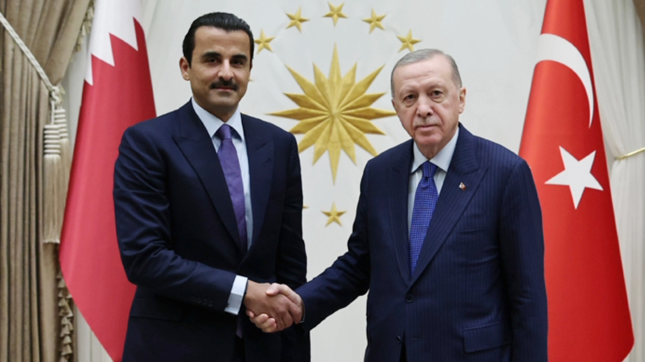 Cumhurbaşkanı Erdoğan, Katar Emiri Al Sani ile görüştü