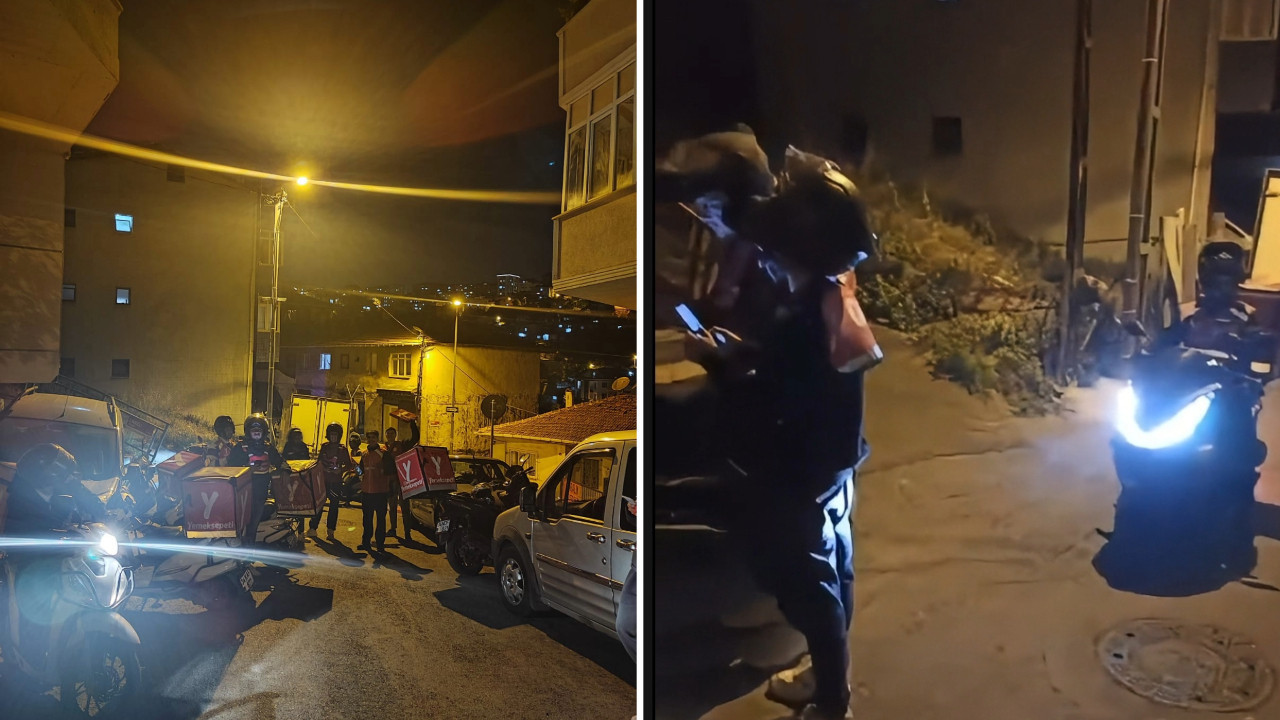 Onlarca sipariş verdi, kapıyı açan olmadı