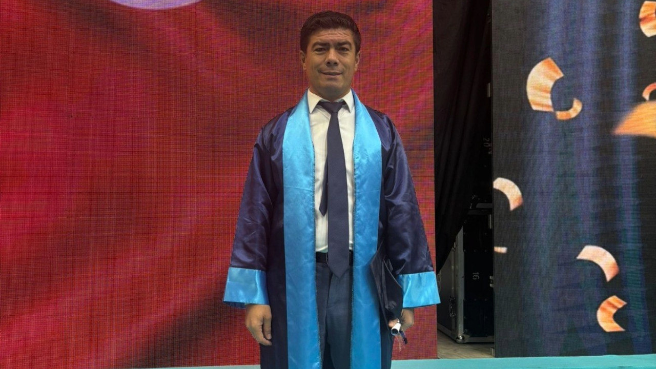 Emekli astsubay 7. yükseköğretim diplomasını aldı