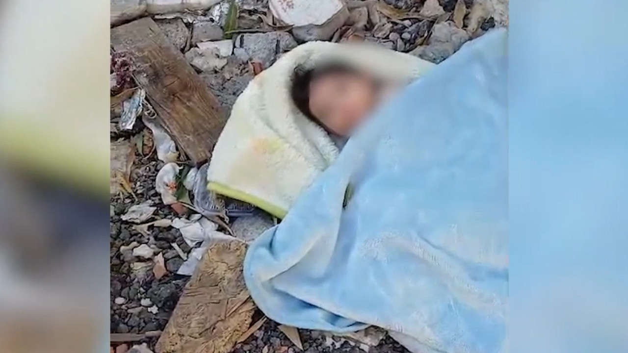 Boş arazide 3 aylık bebek bulundu