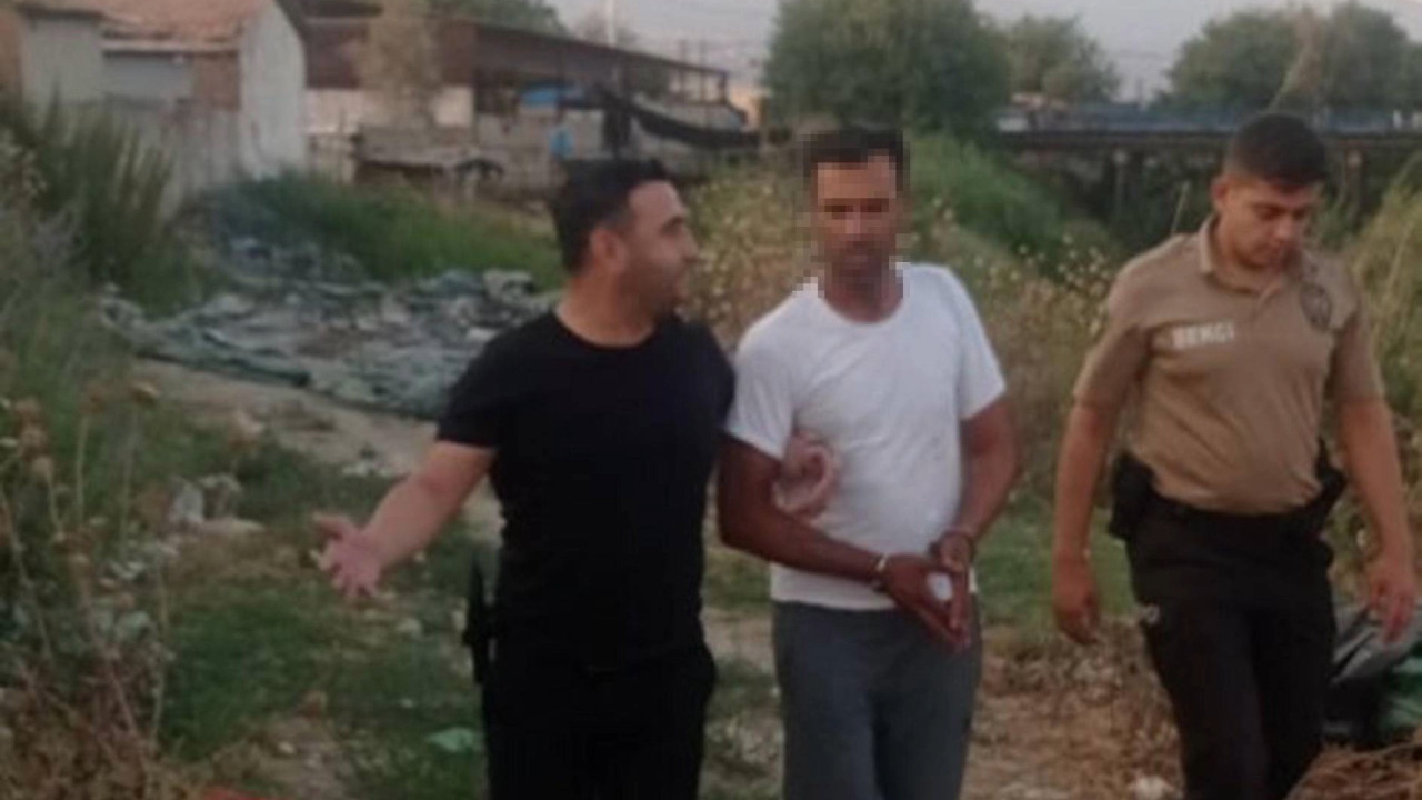 Sonunda pes etti, derede yakalandı