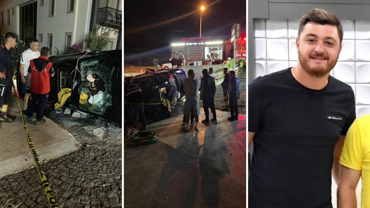 Ayvalık'ta feci kaza: İş insanı öldü