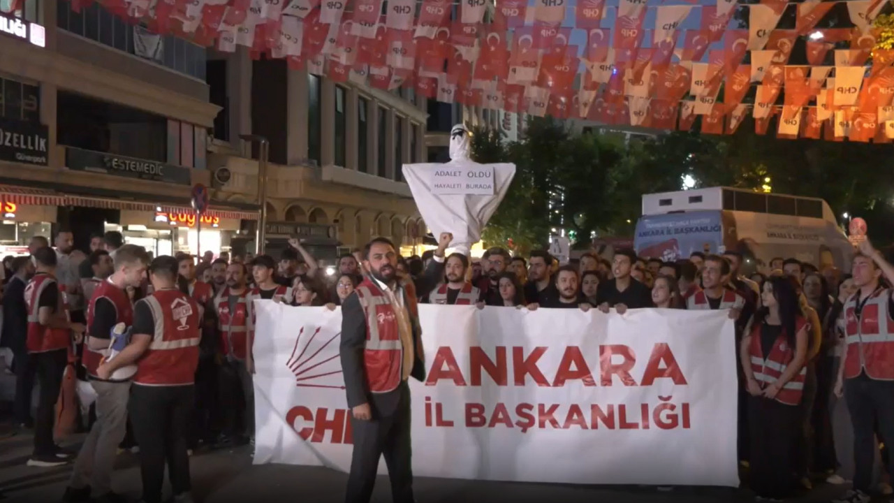 CHP'den Adalet Bakanlığı önünde protesto