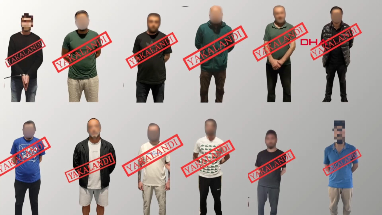 Kırmızı bültenle aranıyorlardı, tek tek getirildiler