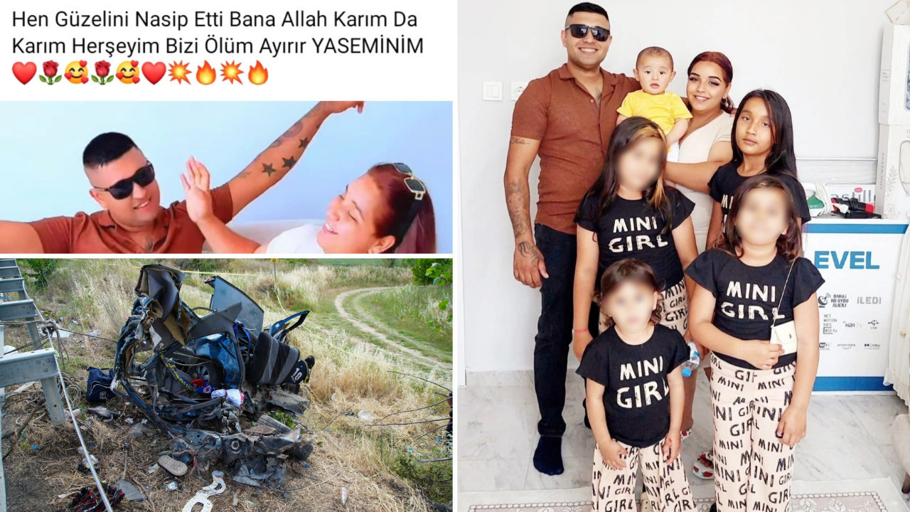 5 kişi hayatını kaybetti: Kazadan önce 'bizi ölüm ayırır' paylaşımı yapmış