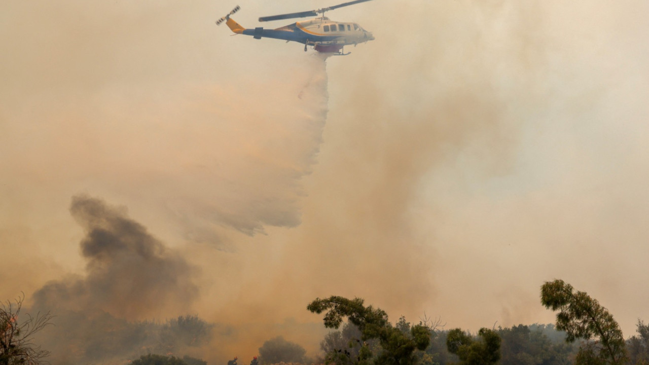 Sakız Adası'nı sönmemiş bir sigara yaktı