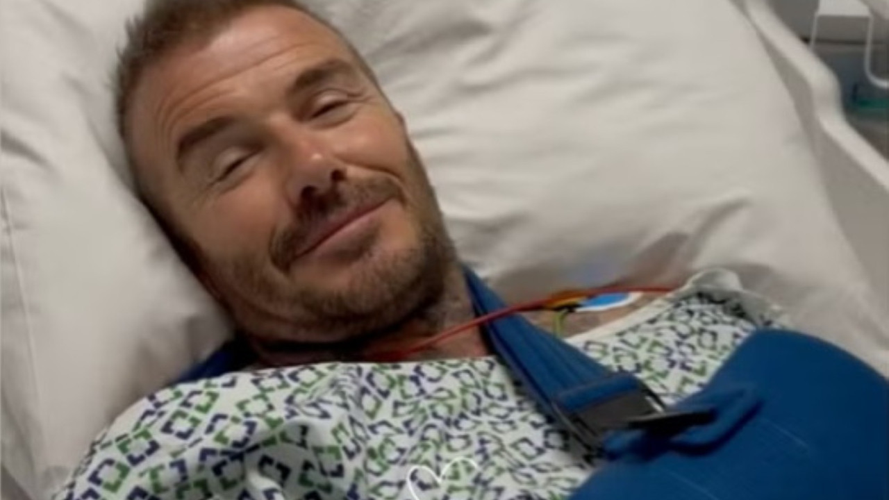 Şövalye Beckham hastaneye kaldırıldı