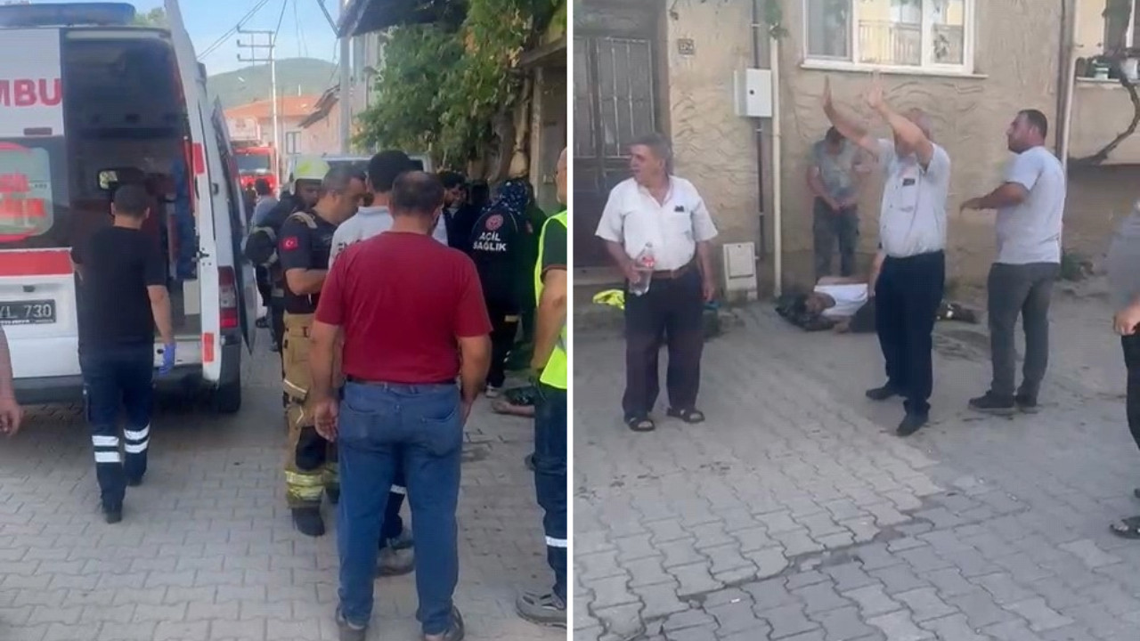 Evin doğalgaz hattı patladı: Yaralılar var