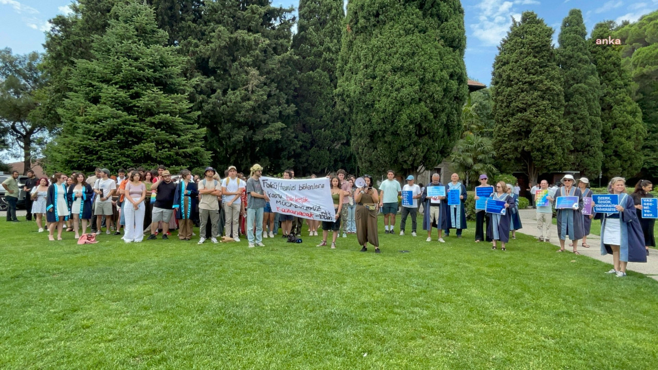 Boğaziçi'nde fakülte eylemi