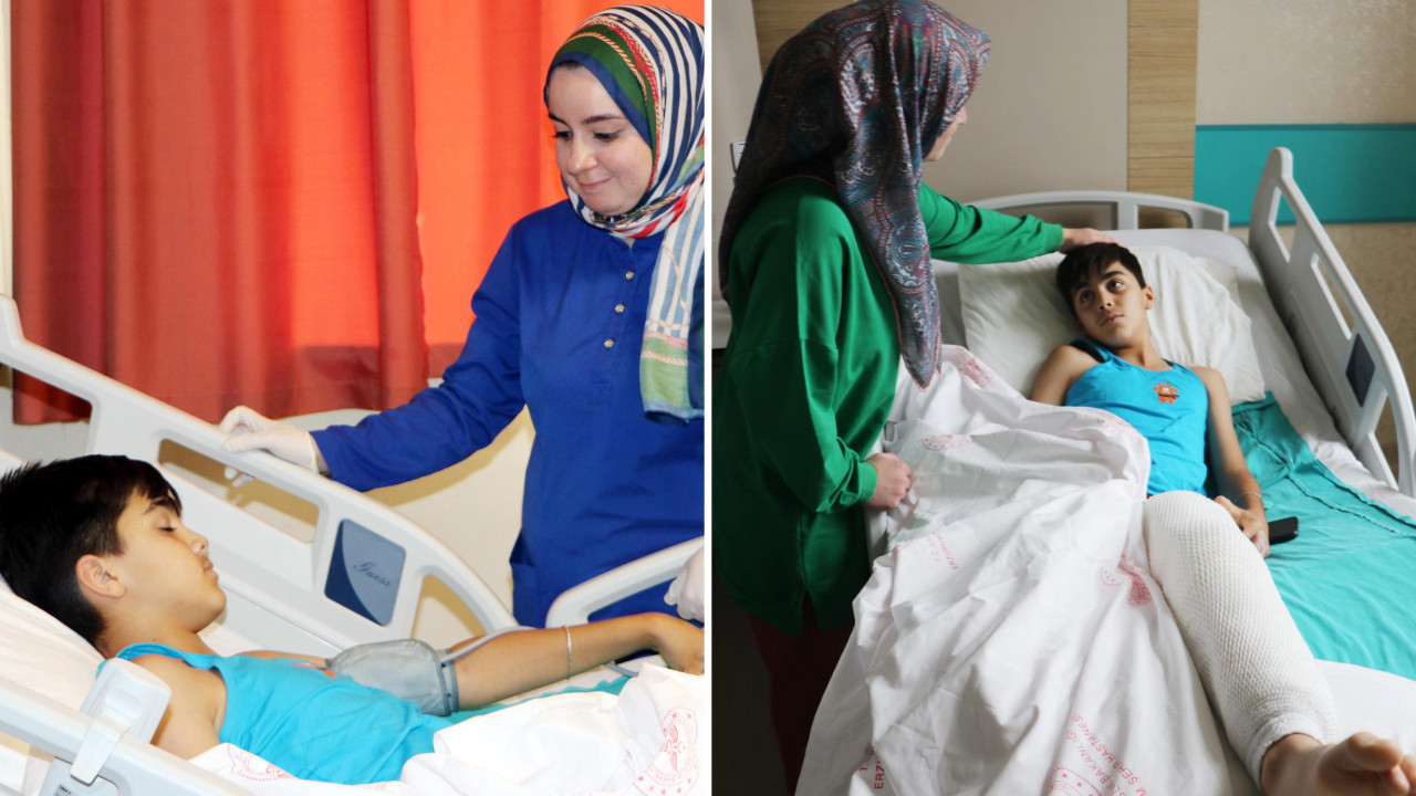 Çocukların şakası hastanede bitti: Arkadaşını kolonya ile yaktı