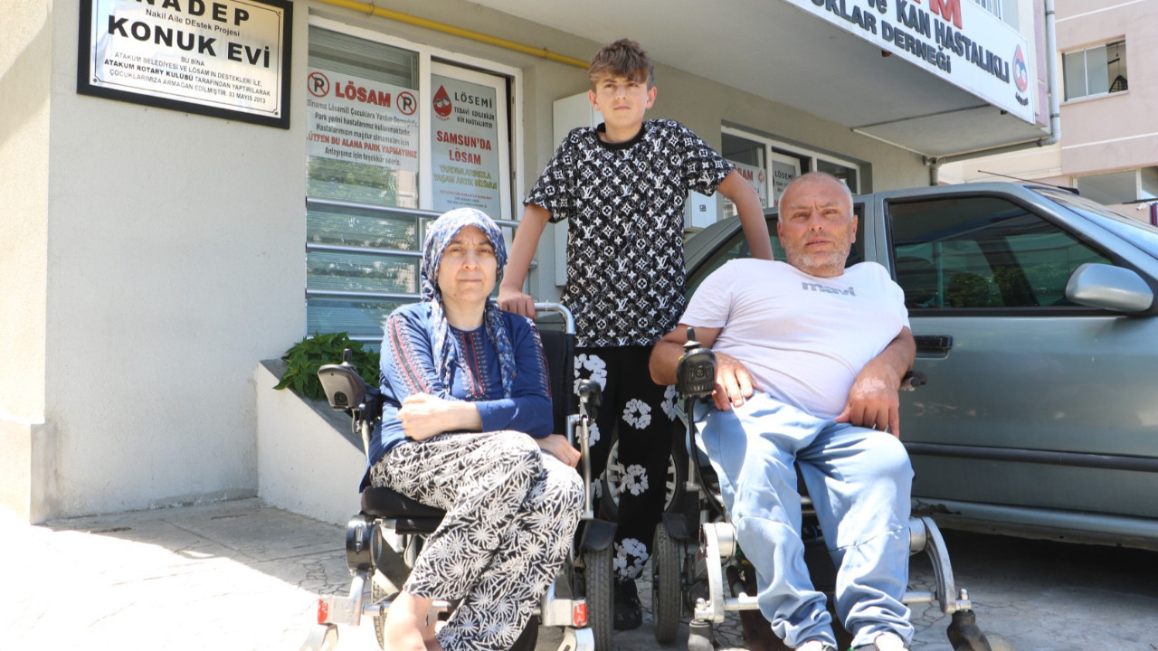 Engelli çiftin oğulları için insanlığa ders veren lösemi savaşı