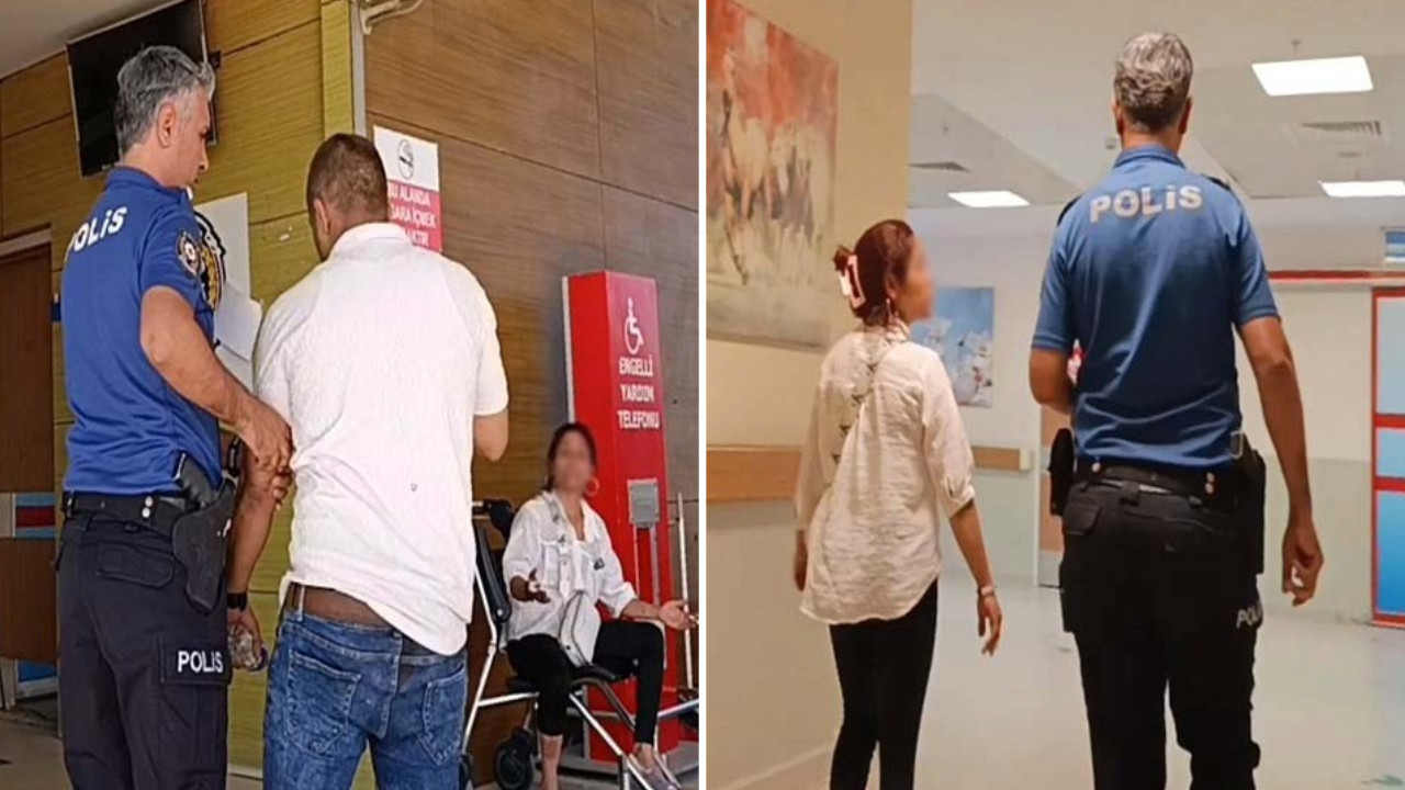 Parkta bıçakladığı kocasını elektrikli bisikletle hastaneye götürdü