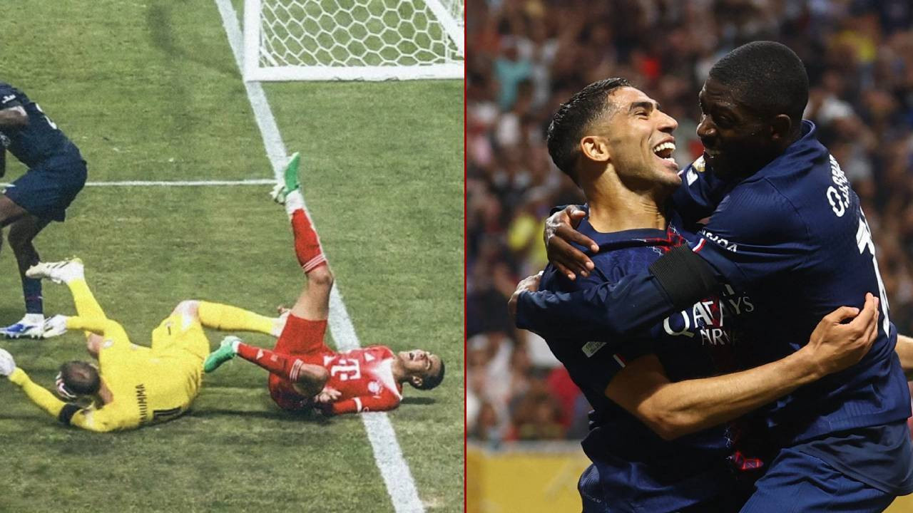 PSG 9 kişiyle yarı finale çıktı, Bayern Musiala ile kabusu yaşadı