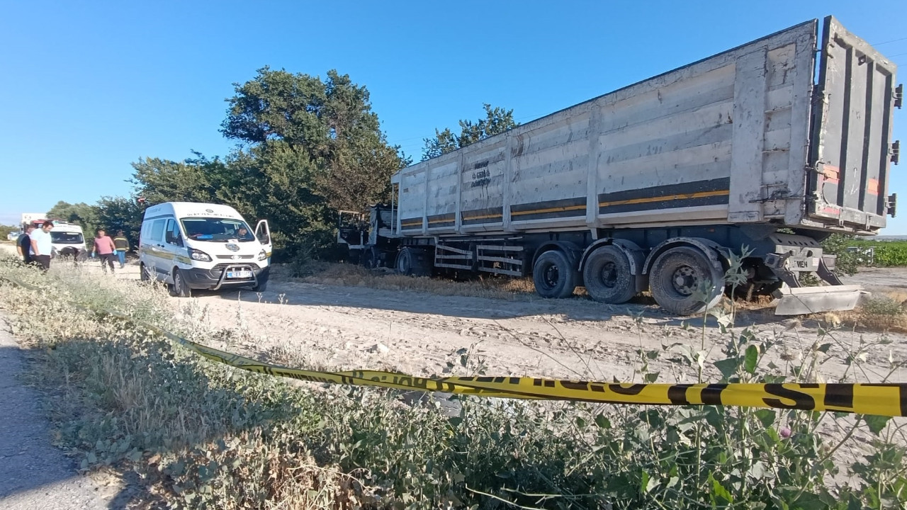 Yanan tırda bulunmuştu, öldürüldüğü ortaya çıktı