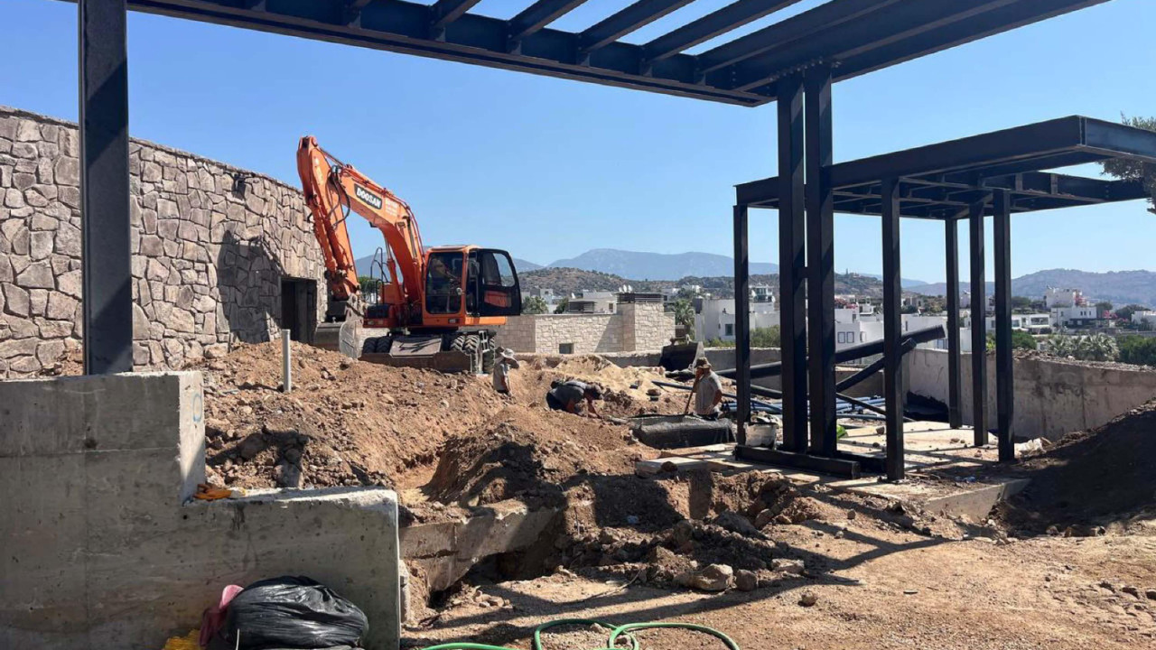 Turizmin gözde ilçesinde inşaat yasağını delenlere rekor ceza