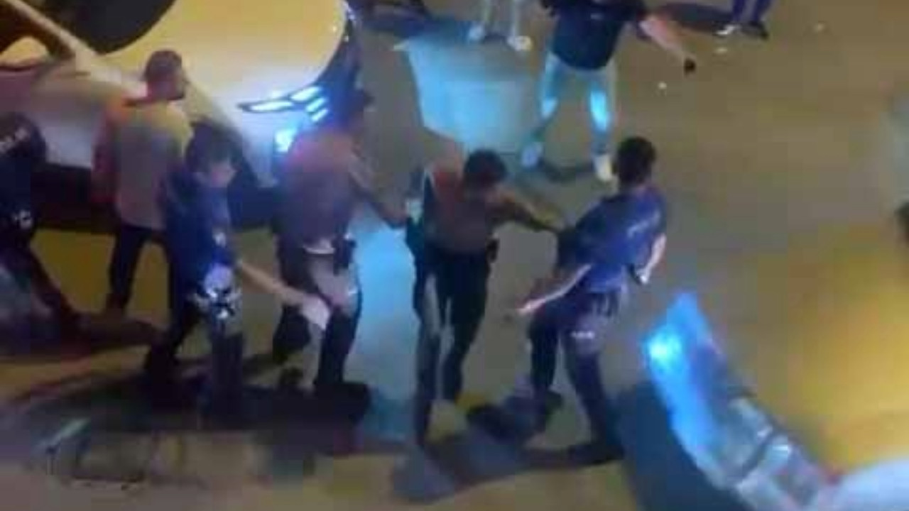 Film sahnelerini aratmadı: Polisin üzerine sürdüler