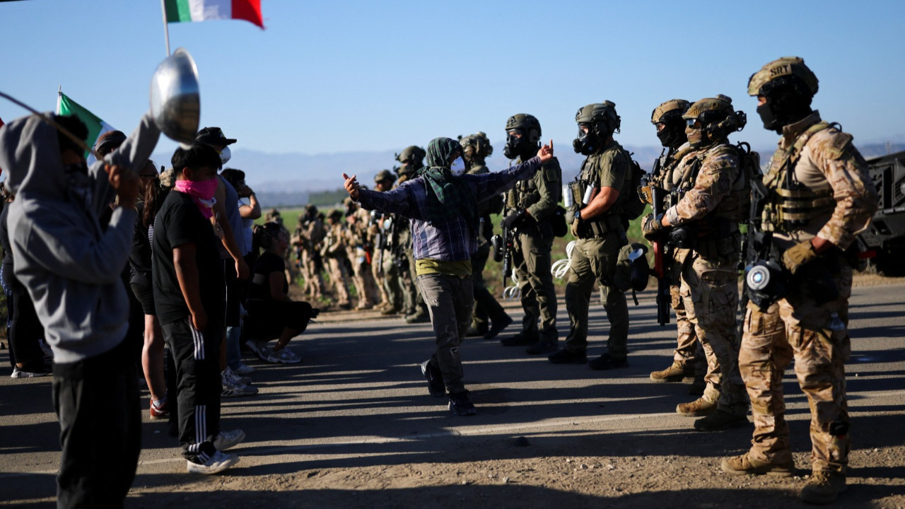 Dünyanın en büyük esrar çiftliğinde göçmen avı