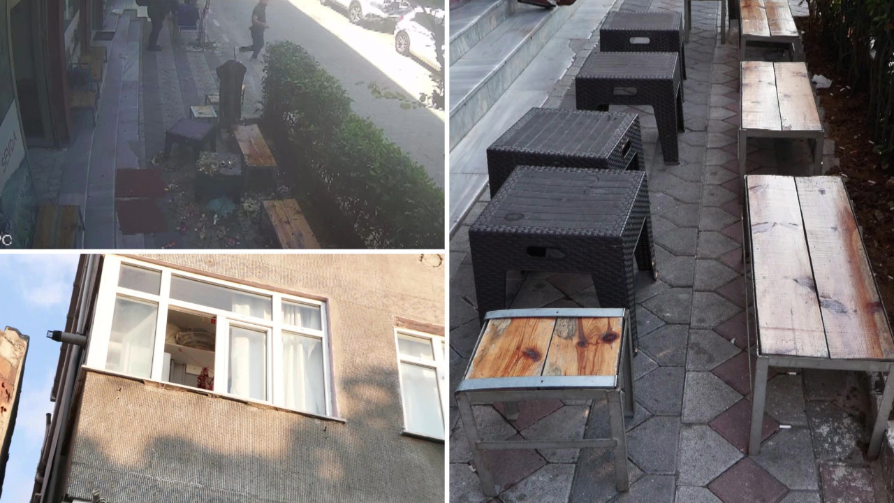 Komşuların kavgası müşterilere patladı: Biriktirdiği çöpleri üzerlerine attı