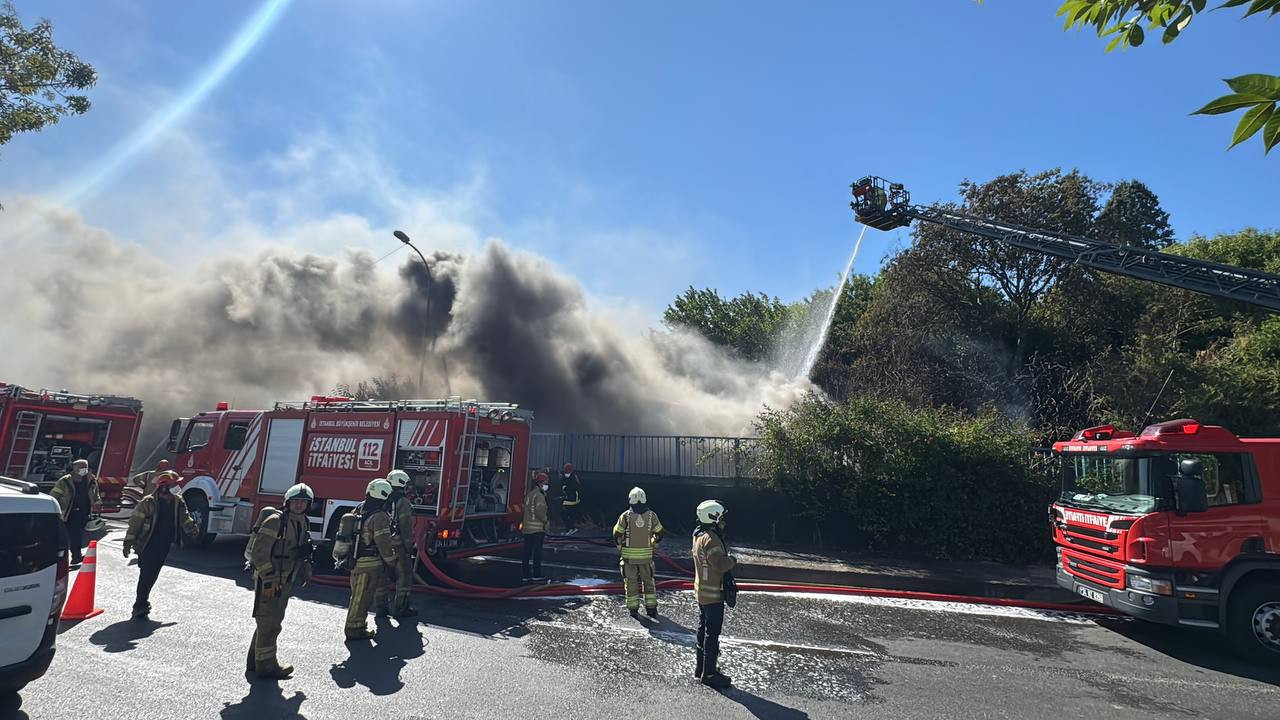 İSKİ tesisinde yangın