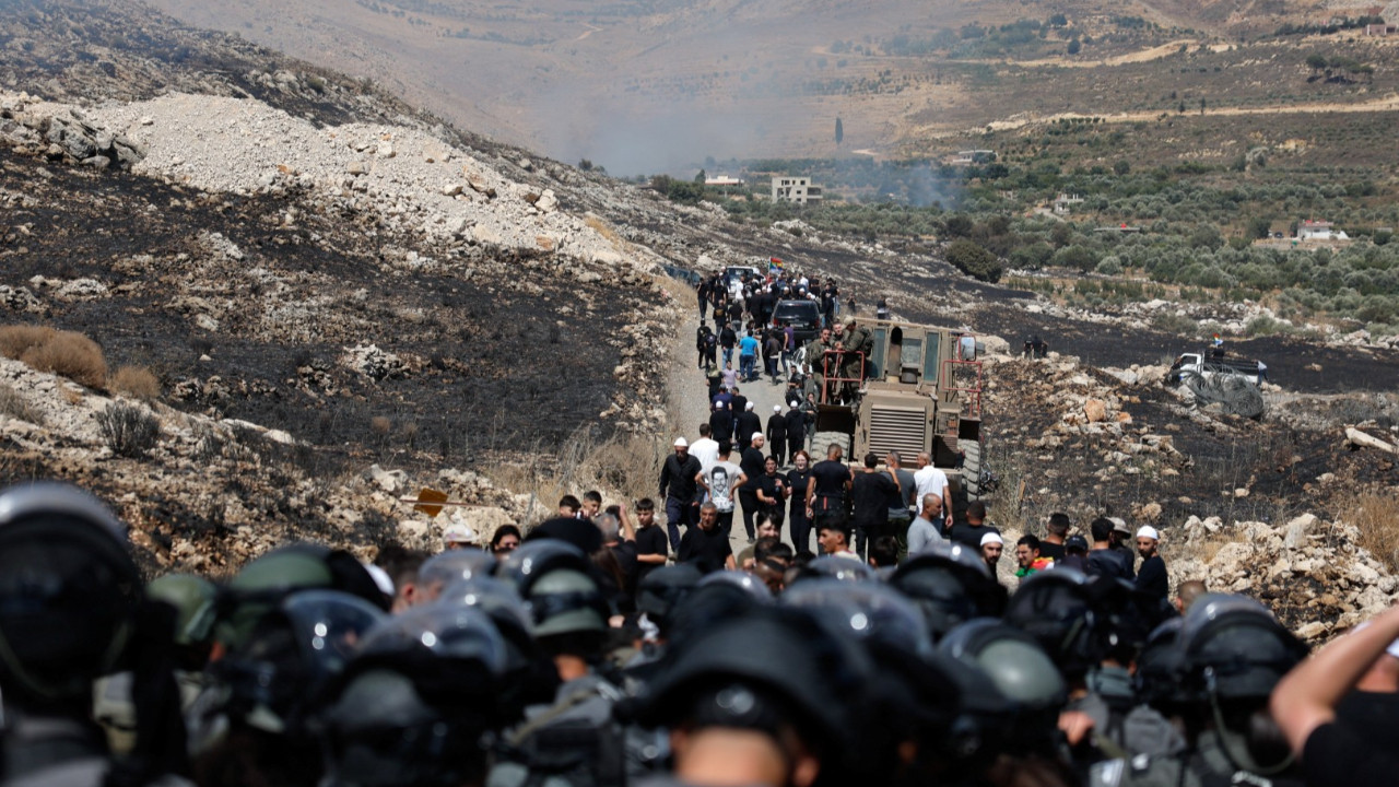 Suriye sınırında kaos: İsrail Dürzilere göz yaşartıcı gaz sıktı