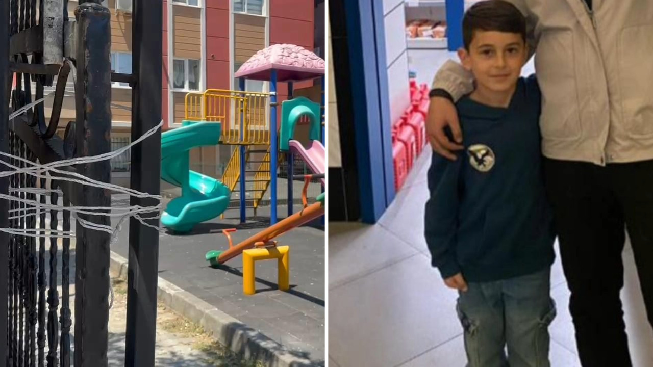 Bu nasıl önlem? Eymen’in ölümüne neden olan kapıyı iple bağladılar!