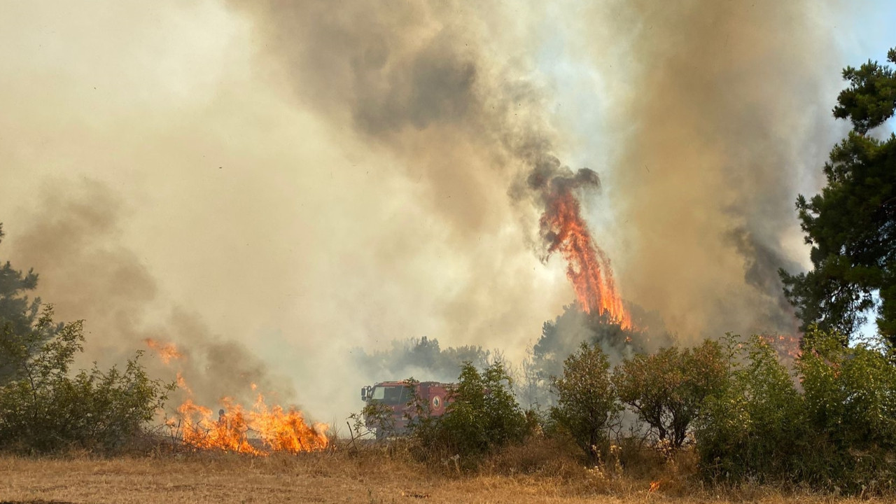 Çanakkale'den yine dumanlar yükseldi