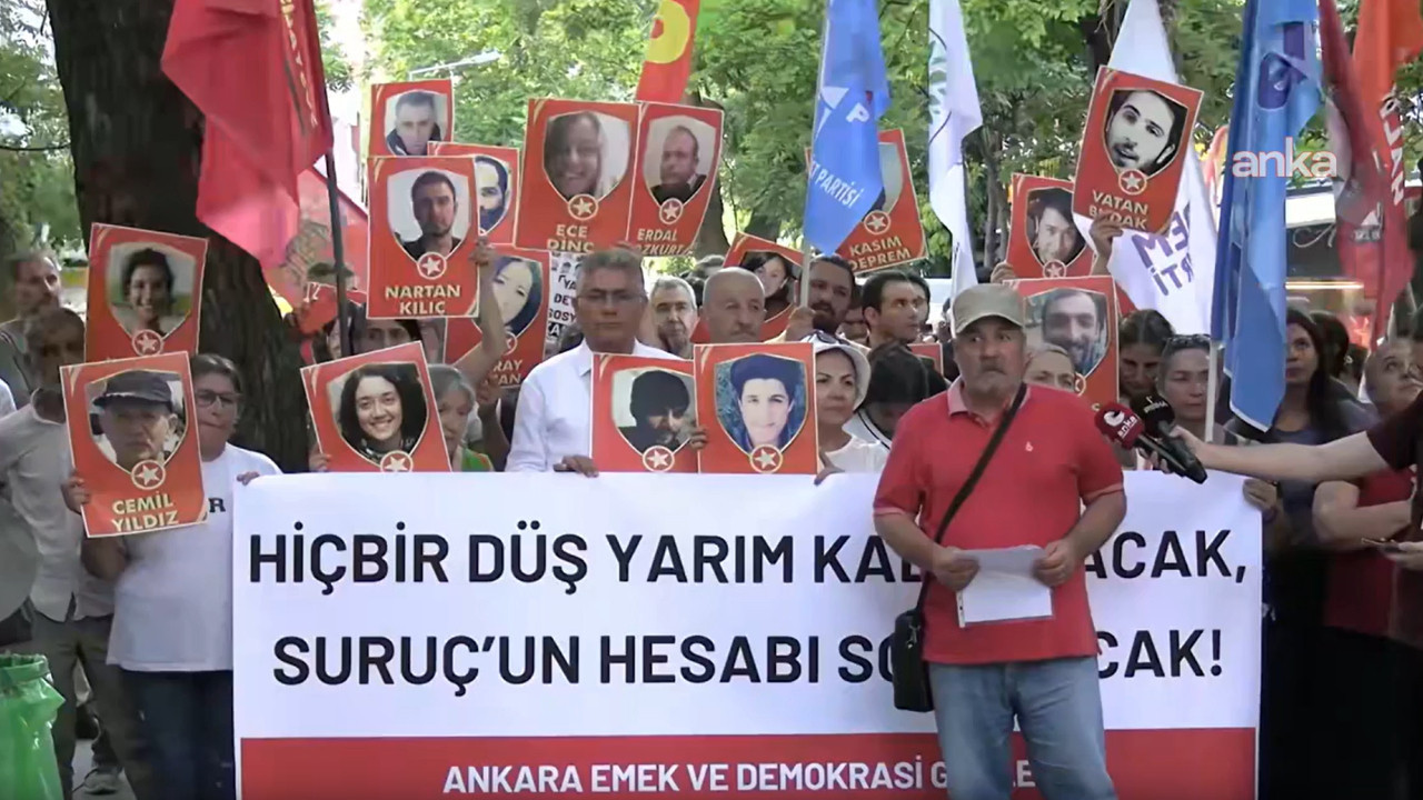 Suruç Katliamı kurbanları Ankara'da anıldı