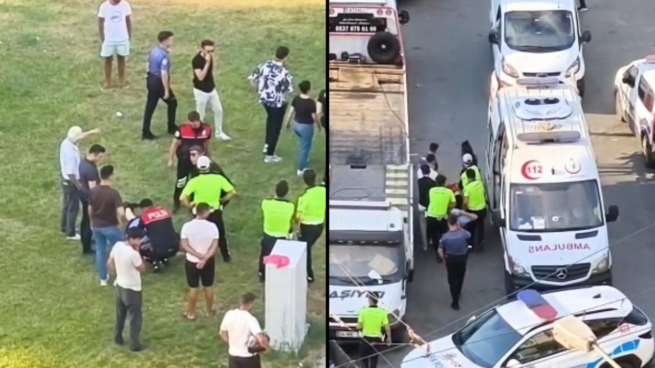 Kadını kurtarmak istedi, hastanelik oldu