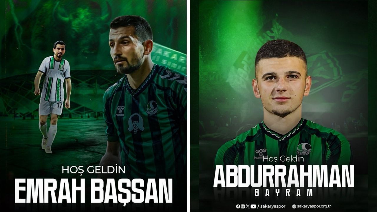 Sakaryaspor'dan 3 transfer daha