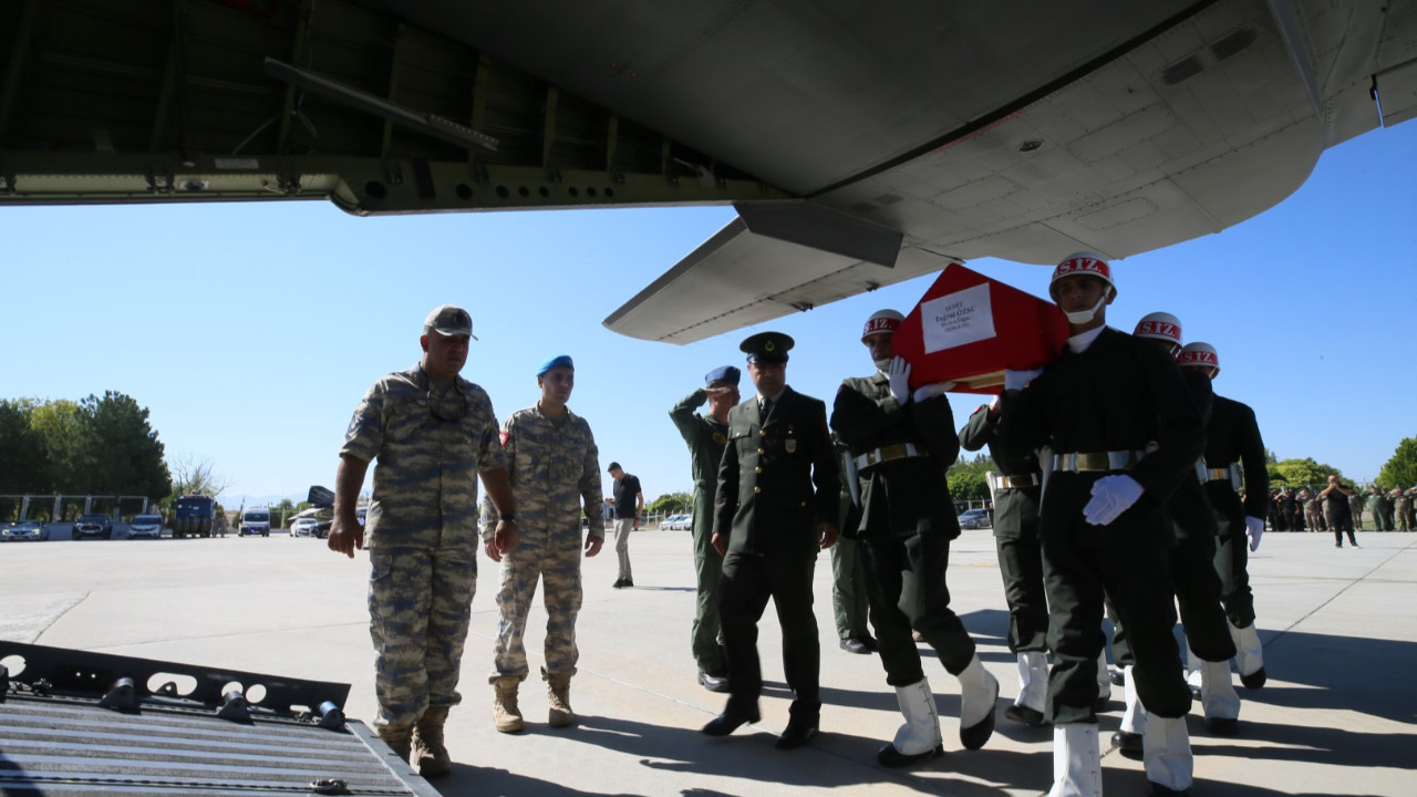 Şehidin naaşı memleketine uğurlandı