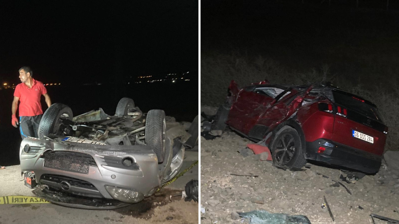 Başkent’te feci kaza: 3 ölü, 2 yaralı