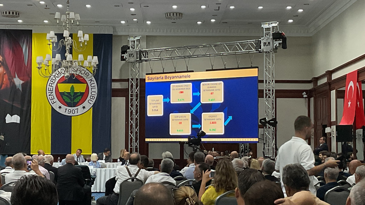 Fenerbahçe, geçerli imza sayısını açıkladı: Binlerce beyanname geçersiz sayıldı