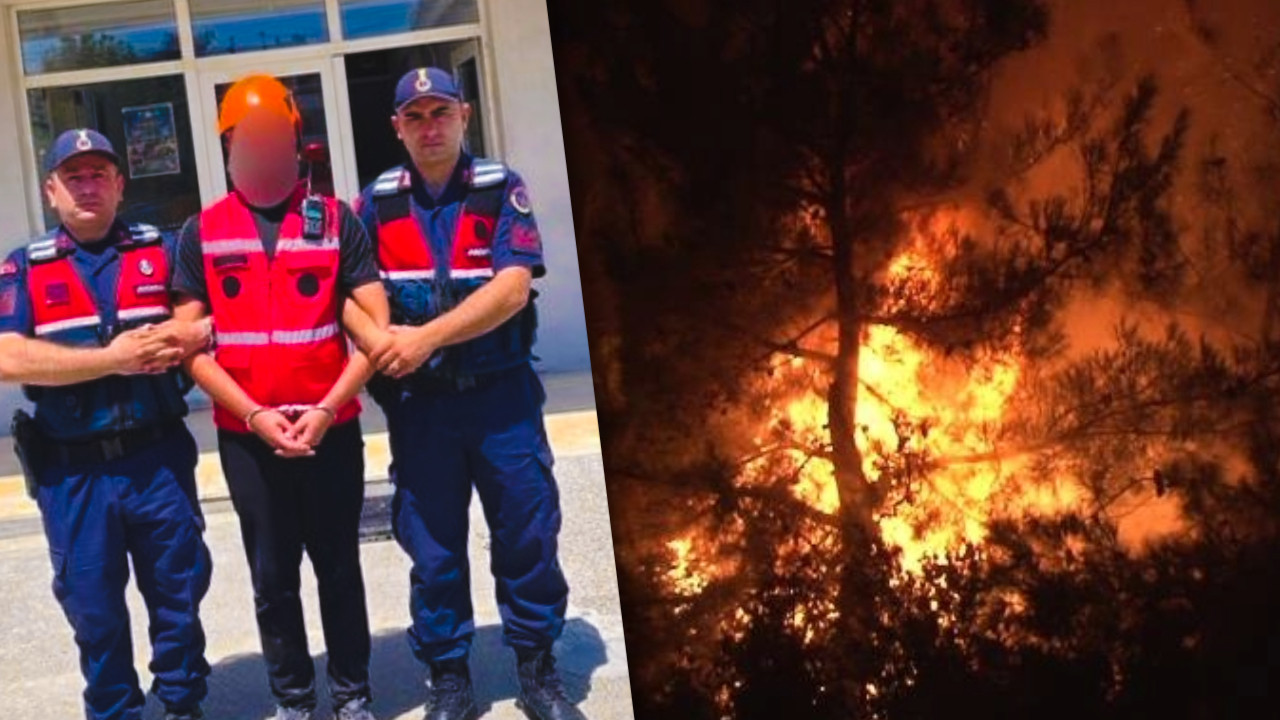 Yangın bölgesinde 'pes' dedirten olay: Şüphe çekince yakalandı