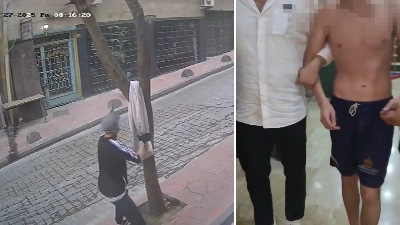 Polis hamamda yakaladı