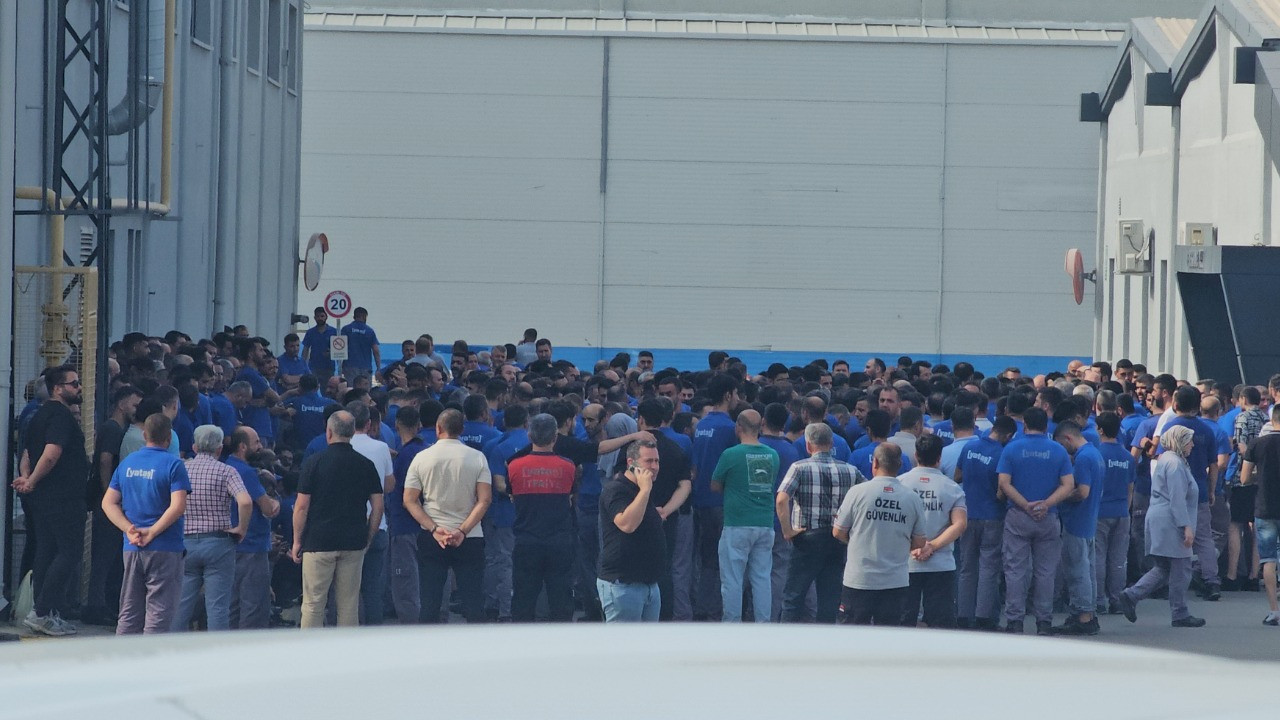 Yataş'ta 'maaş' eylemi