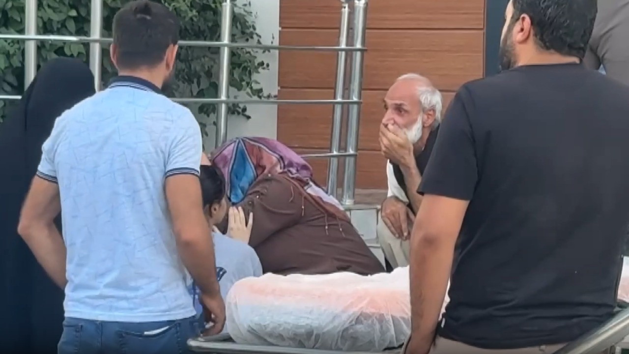 Su tahliye ederken akıma kapıldı