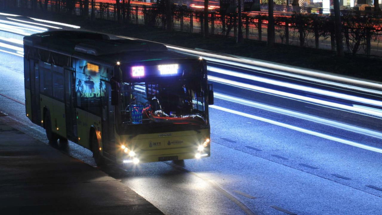 İstanbul'da iki otobüs hattı sabaha kadar çalışacak