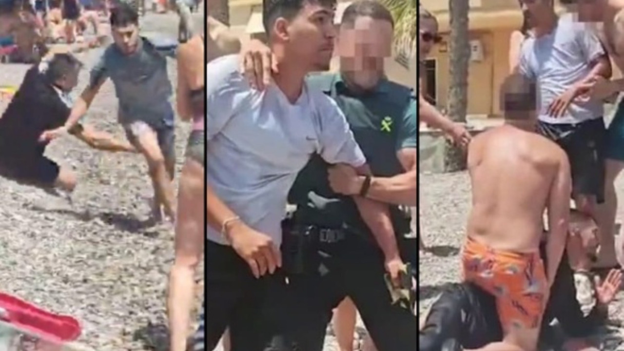 Plajda kavga: Güneşlenmeyi bırakıp botla gelen göçmenleri kovaladılar