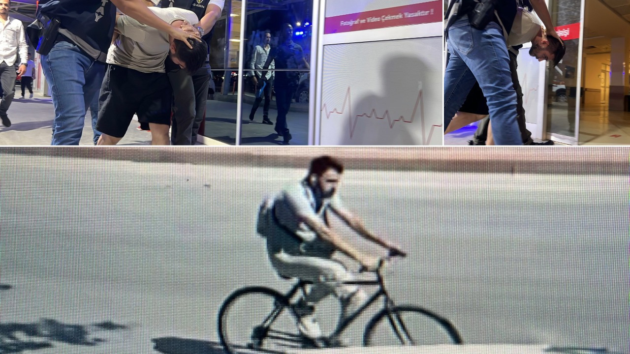 Bisikletli tacizci kahvaltı yaparken yakalandı