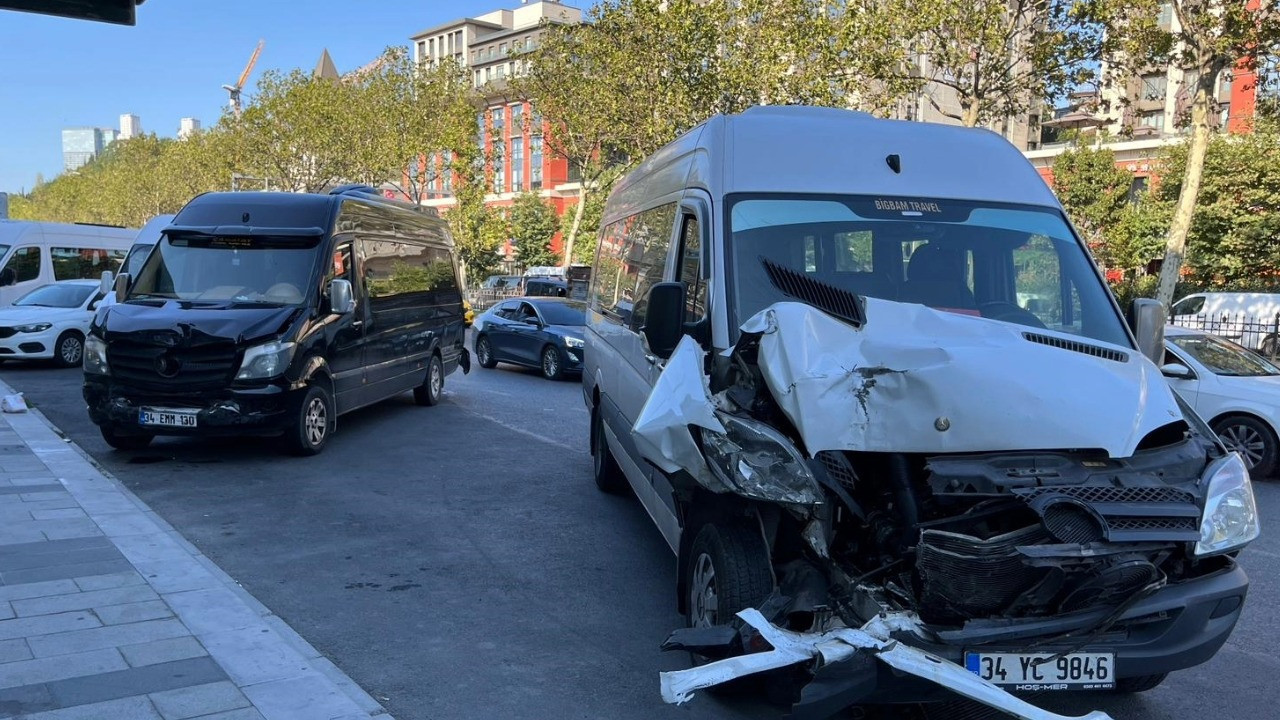 Beyoğlu'nda zincirleme kaza: 8 yaralı