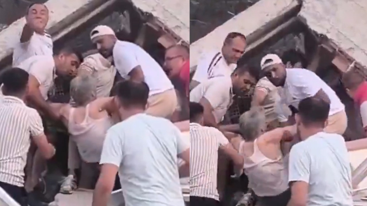 Balıkesir depreminden çarpıcı anlar! Enkaz altından böyle çıkarıldı