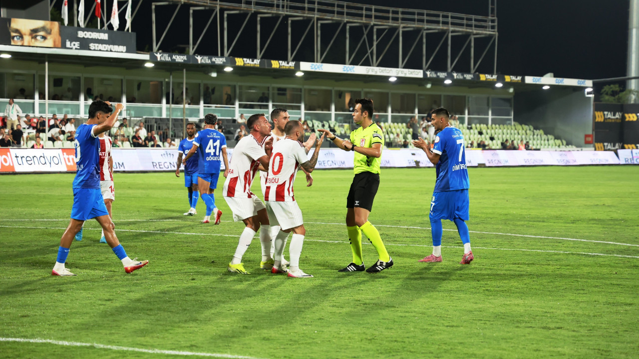 Bodrum'daki tartışmalı maçta kazanan çıkmadı