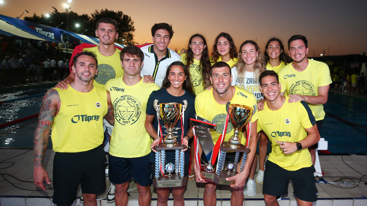 Fenerbahçeli yüzücülerden 5 kupa geldi