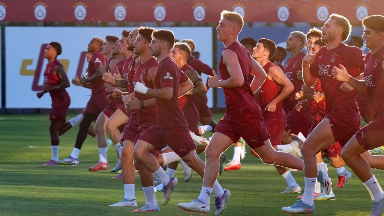 Galatasaray antrenmanında dörtlü turnuva