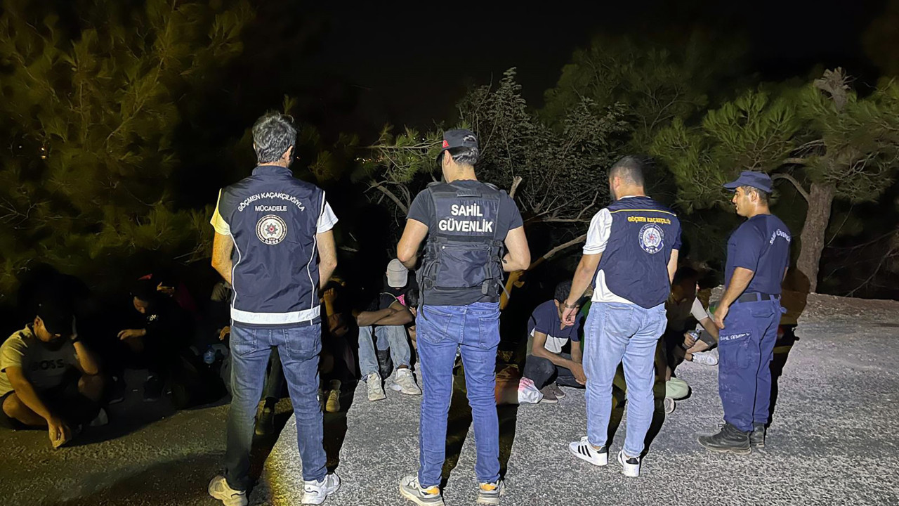 Kaçak göçmenler aşıklar tepesinde yakalandı
