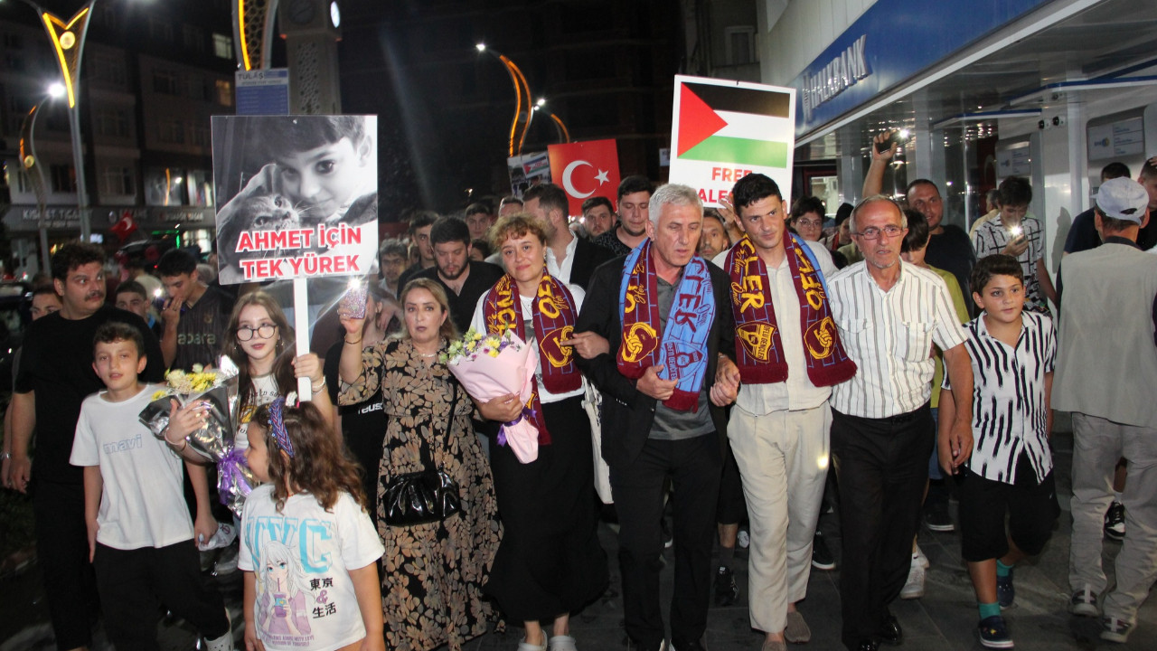 Trabzon’da vatandaşlar Mattia Ahmet Minguzzi için yürüdü