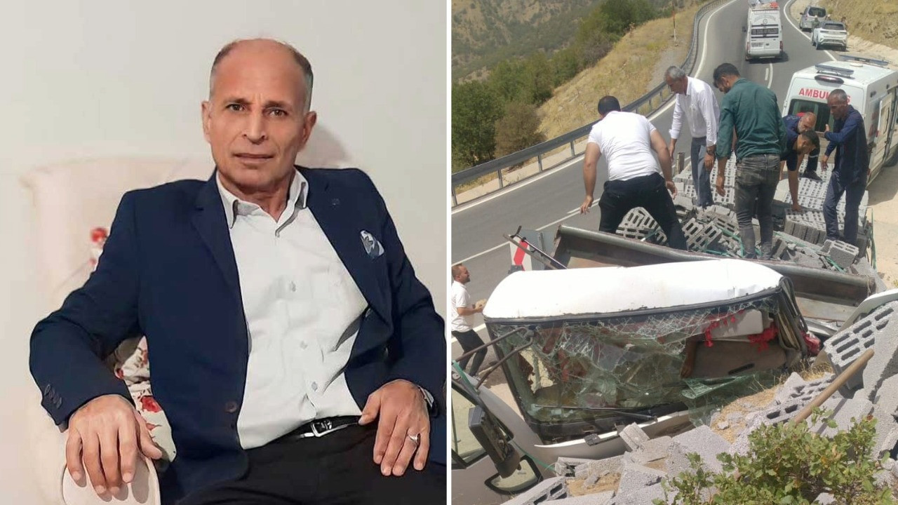 Bitlis'te feci kaza: Kayalıklara çarpıp devrilen kamyonun şoförü öldü