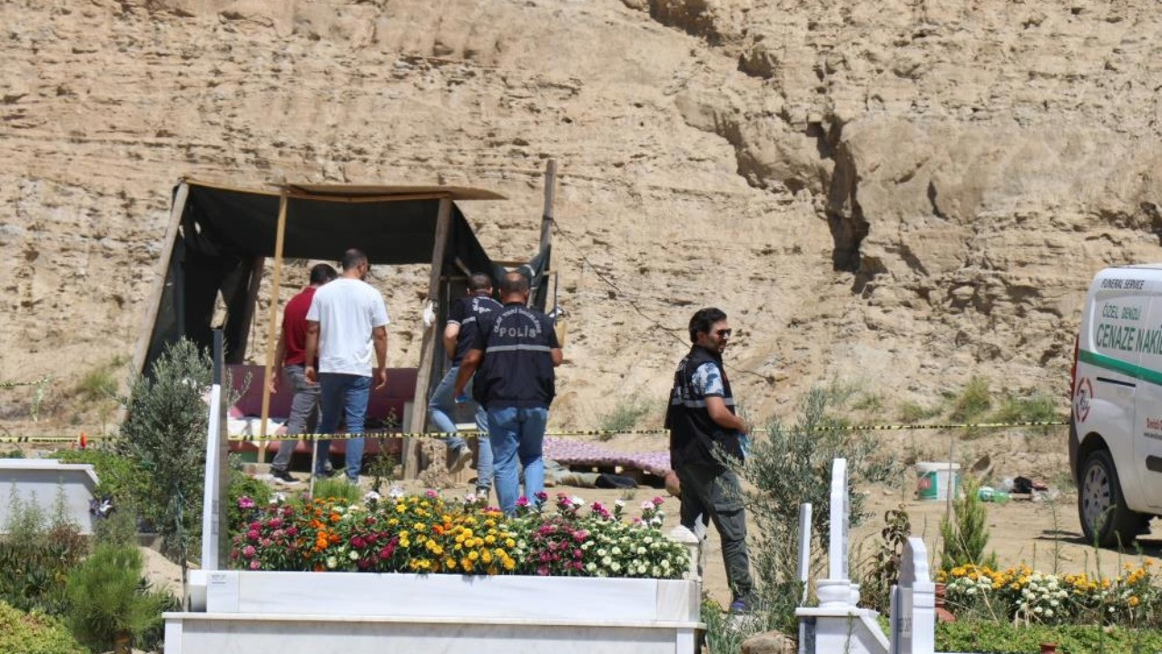 Mezarlıkta yaşıyordu, ölü bulundu