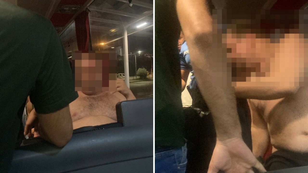 Otobüste paniğe neden olan turisti alkollü sandılar, gerçek başka çıktı